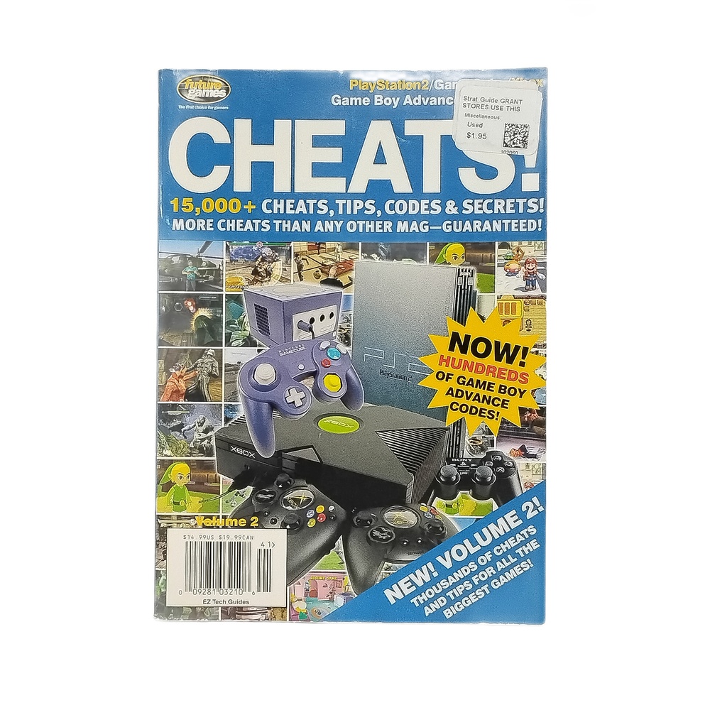 Vintage 2000s Future Games Cheats! Volume 2 Tips Codes Secrets Video Game Guide